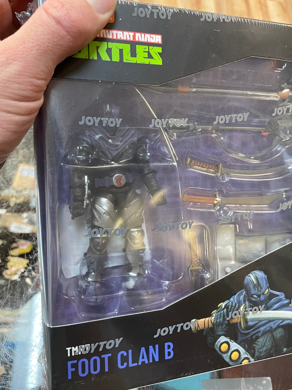 Foot Clan B (Teenage Ninja Turtles, TMNT, JoyToy) SEALED product image 3, provided for visual reference and product detail