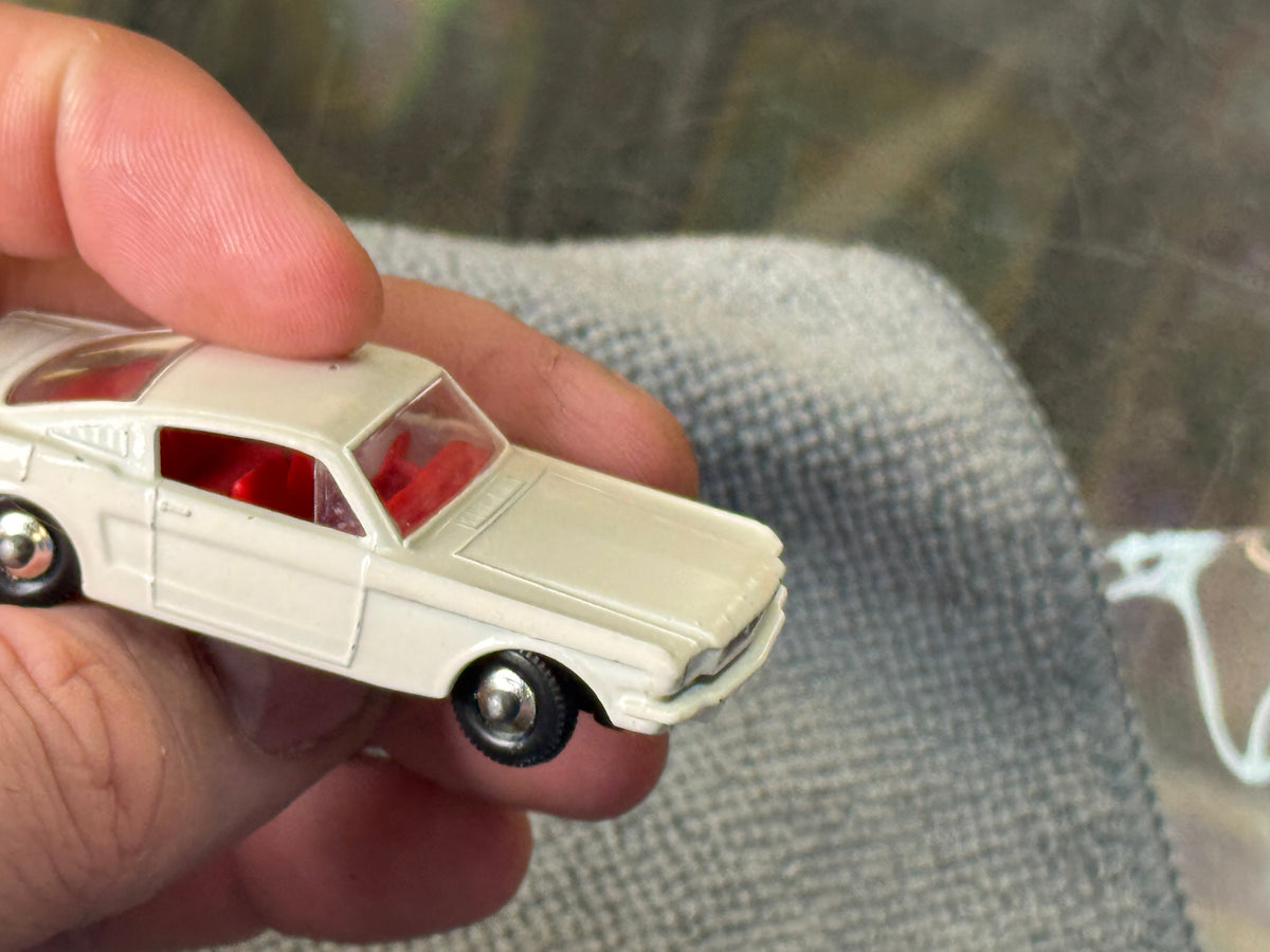 White Ford Mustang 8 Diecast (Vintage Matchbox, Lesney) product image 11, provided for visual reference and product detail