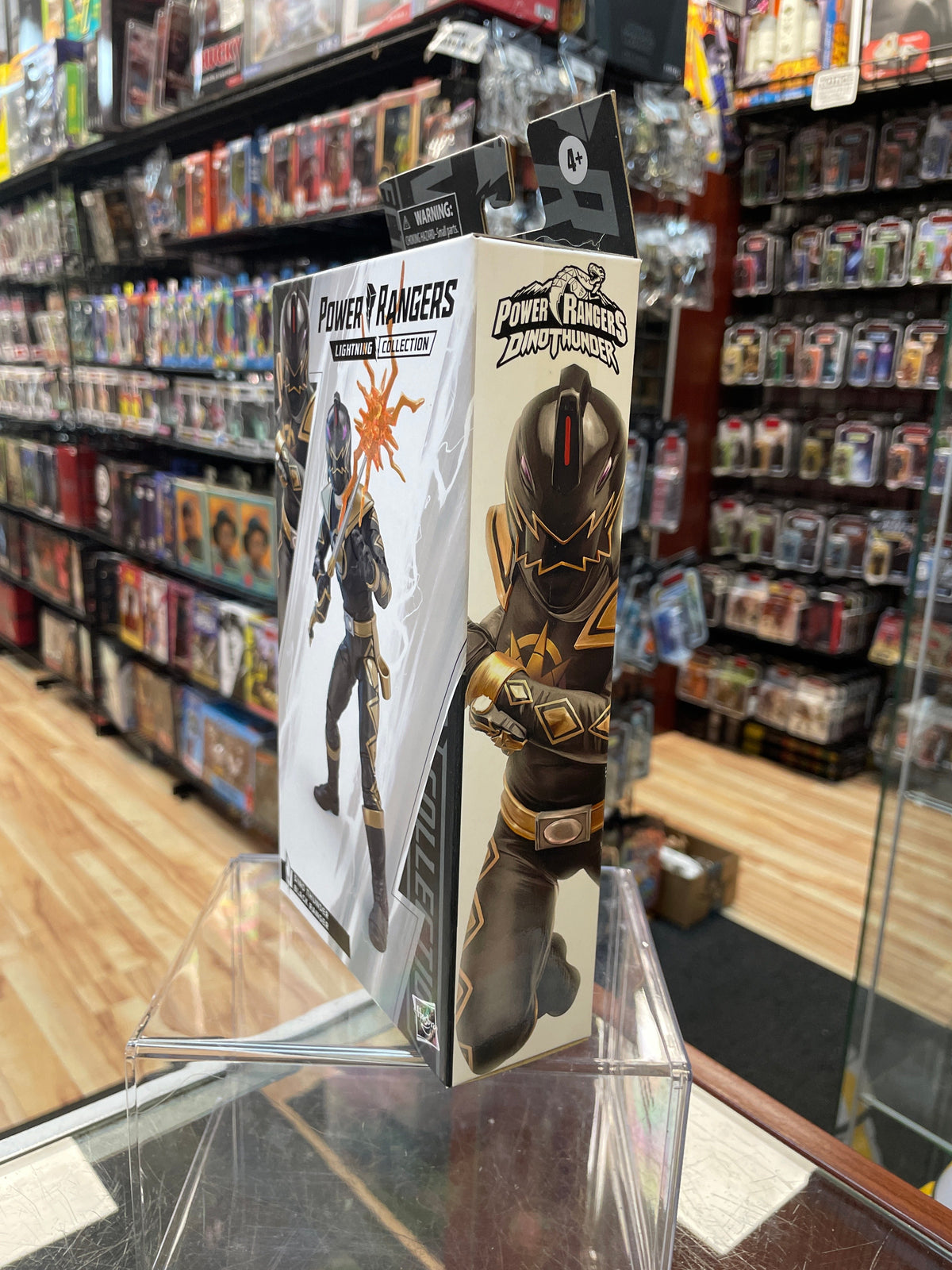 Dino Thunder Black Ranger (Power Rangers, Lightning Collection) SEALED product image 2, provided for visual reference and