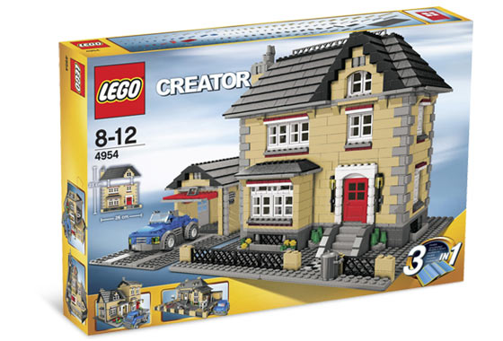 4954 LEGO Creator: Model Town House (Retired) (Certified Complete) product image 1, provided for visual reference and