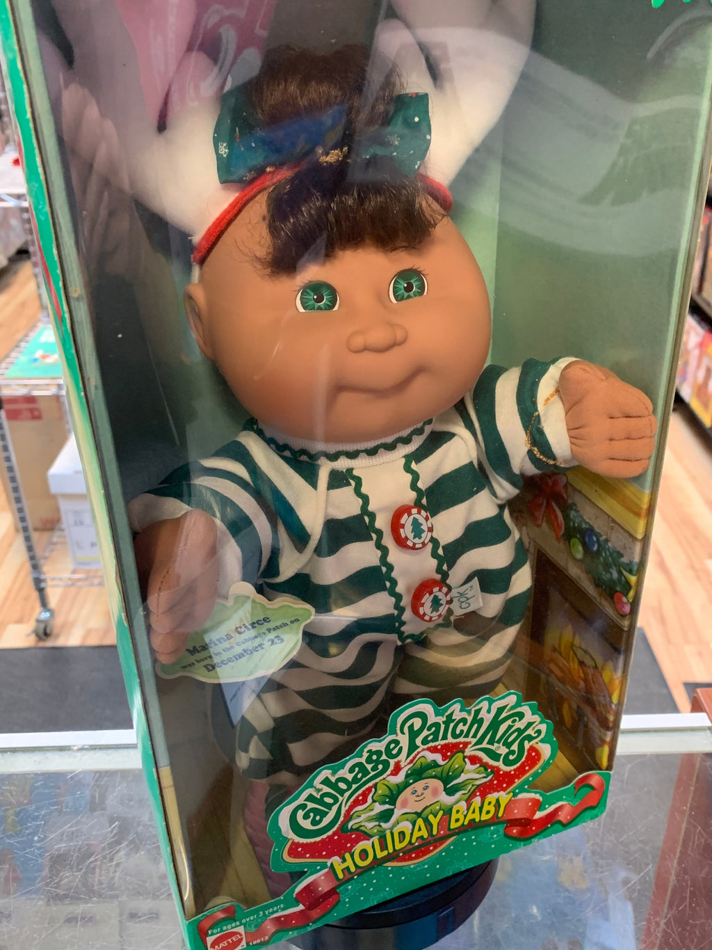 Marina Circe Doll #18613 (Vintage Cabbage Patch Kids Holiday Baby, Mattel) SEALED product image 6, provided for visual
