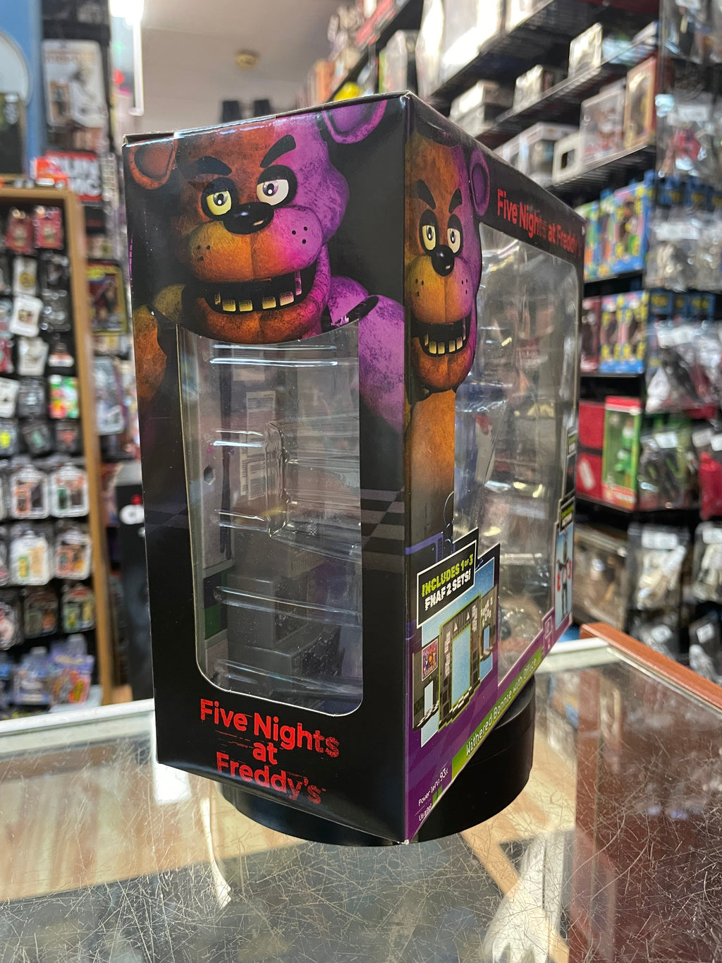 Withered Bonnie with Office (Five Nights at Freddys,Jazwares) **SEALED** product image 2, provided for visual reference and
