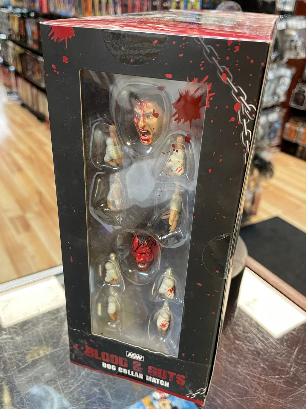 Blood & Guts: CM Punk & MJF (AEW Unmatched Collection, Jazwares) **SEALED** product image 11, provided for visual reference