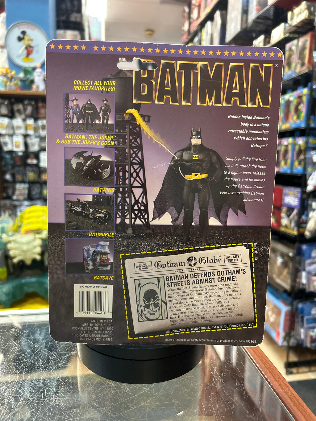 Michael Keaton Batman 0794 (VIntage Batman, Kenner) SEALED product image 2, provided for visual reference and product detail