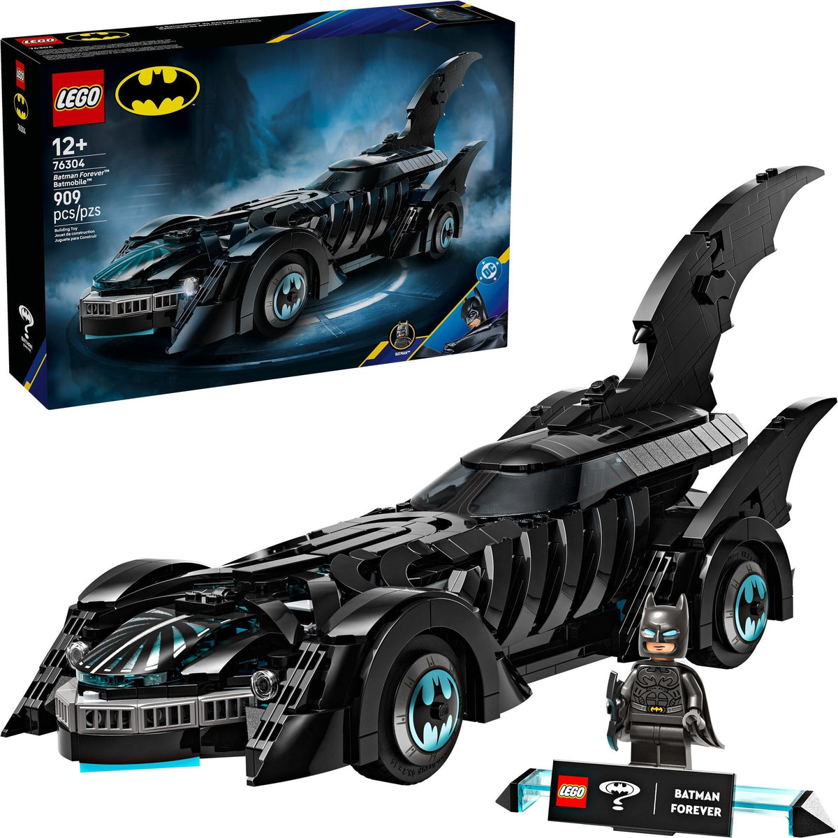 76304 Batman Forever Batmobile product image 1, provided for visual reference and product detail review
