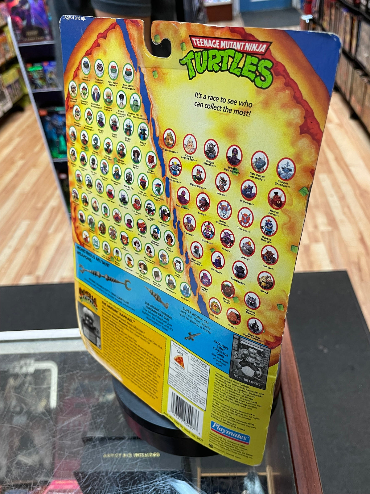 The Mutant Raphael (Vintage TMNT Ninja Turtles, Playmates) SEALED product image 6, provided for visual reference and product