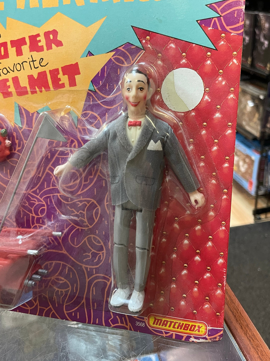 Pee Wee Herman with Scooter (Vintage Pee-Wee’s Playhouse, Matchbox) product image 4, provided for visual reference and