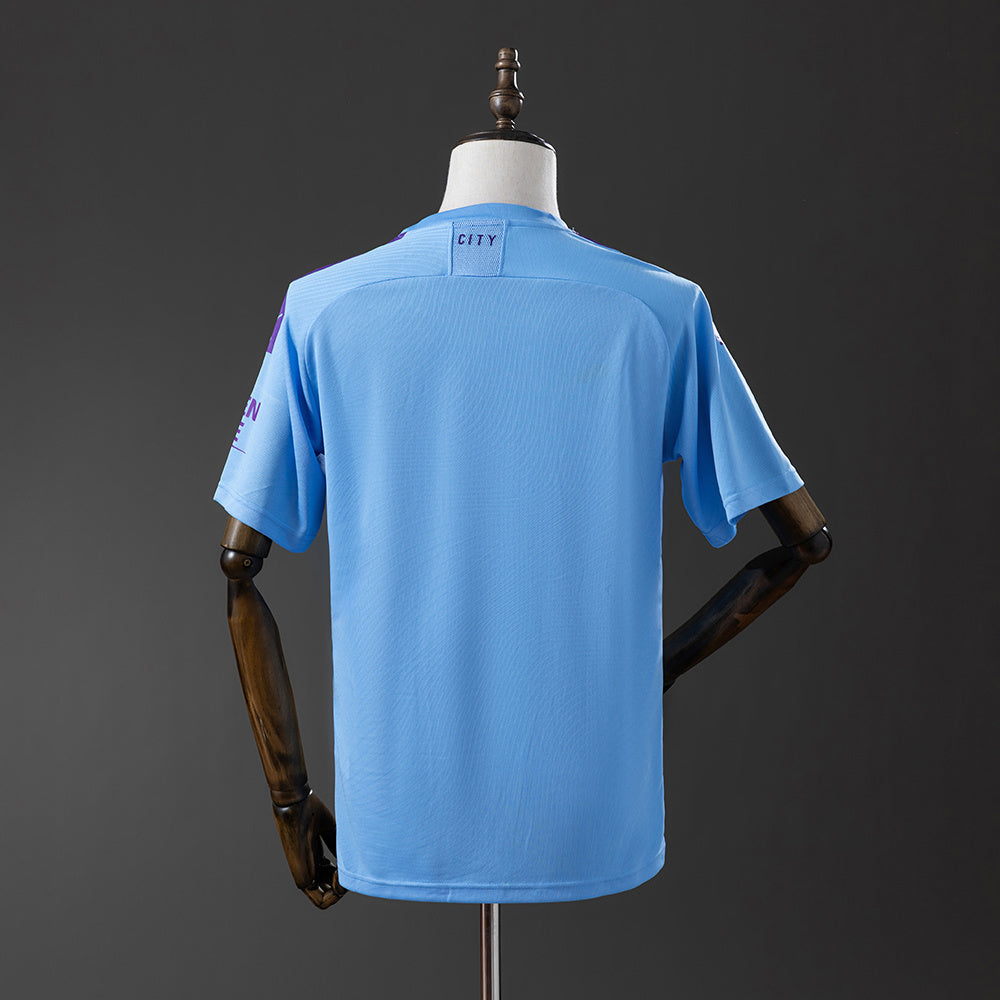 Manchester City Jersey 2019-20 Home Retro Football Kit product image 2
