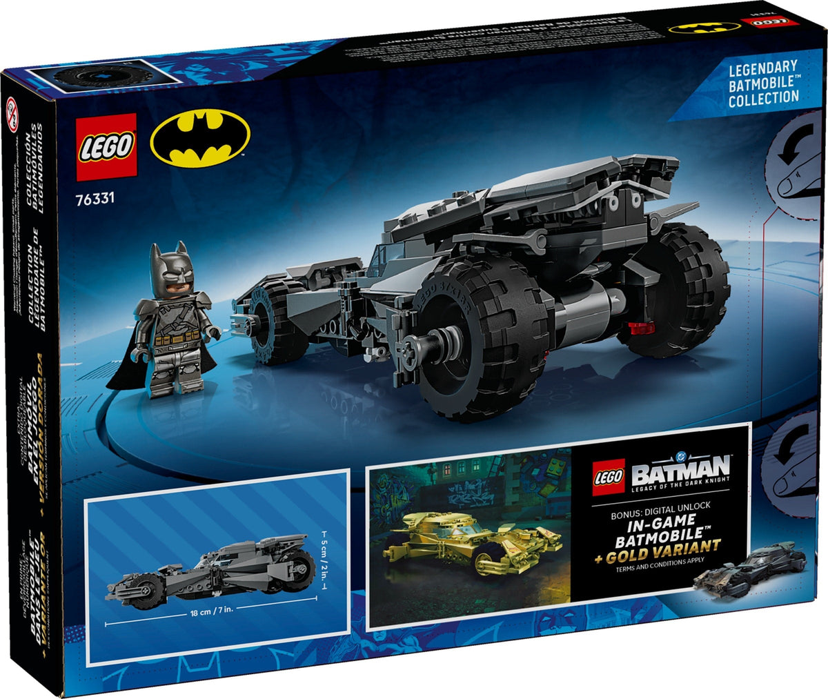 76331 Batman v Superman™ Batmobile™ (Open Box, Sealed Bags) product image 3, provided for visual reference and product