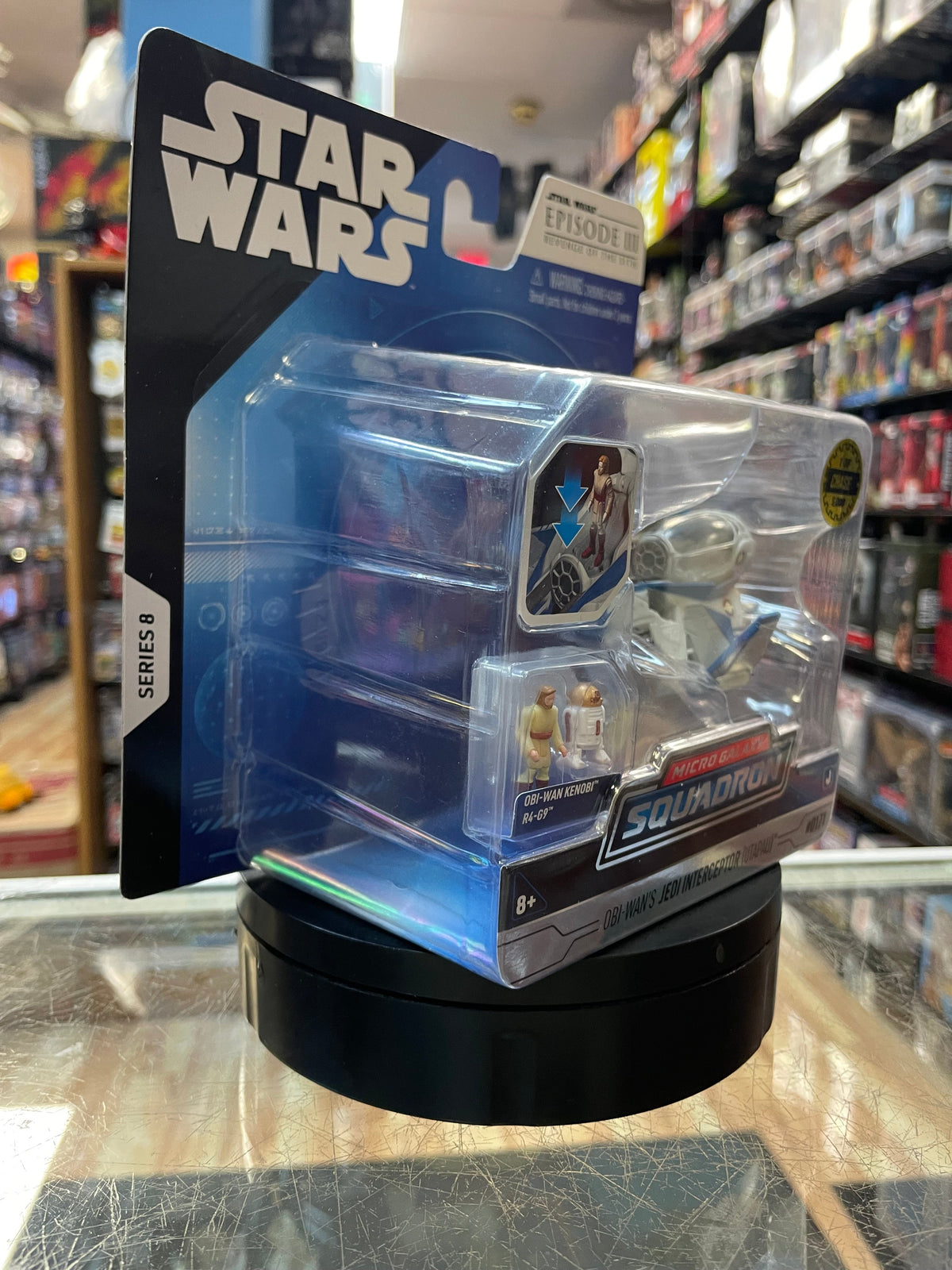 Obi Wans Jedi Interceptor -Chase 1/5000- (Star Wars Micro Galaxy Squadron, Jazwares) **SEALED** product image 2, provided