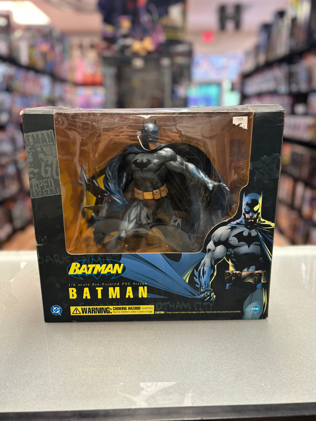 Batman 1/6 Scale PVC Statue (Vintage Batman, Kotobukiya Artfx product image 1, provided for visual reference and product