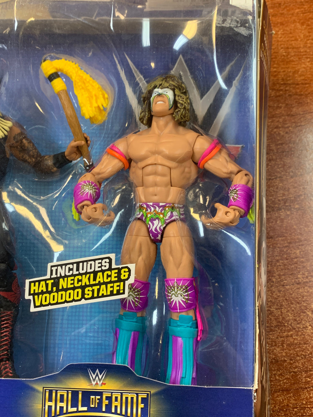 Papa Shango & Ultimate Warrior (WWE Elites, Mattel) SEALED product image 7, provided for visual reference and product detail