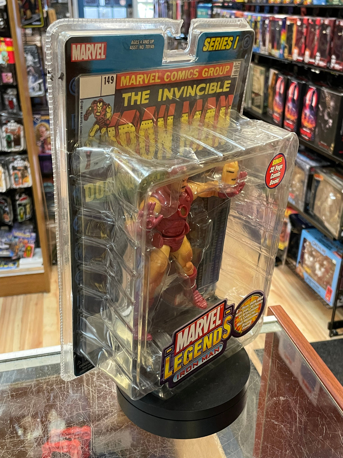 Iron Man -Series 1- (Marvel Legends, Toybiz) **SEALED** product image 3, provided for visual reference and product detail