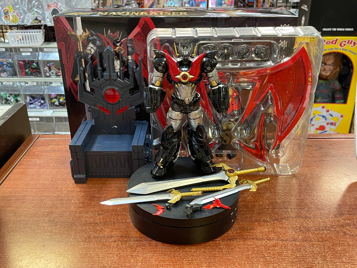 Mazinkaizer With Throne (Goodsmile Company Hagane Works, Sentinel) OPEN BOX product image 1, provided for visual reference