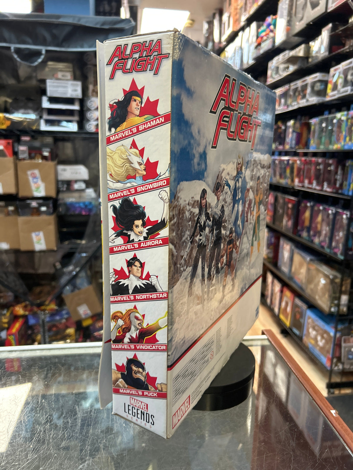 Alpha Flight (Marvel Legends, Hasbro) **SEALED** product image 5, provided for visual reference and product detail review