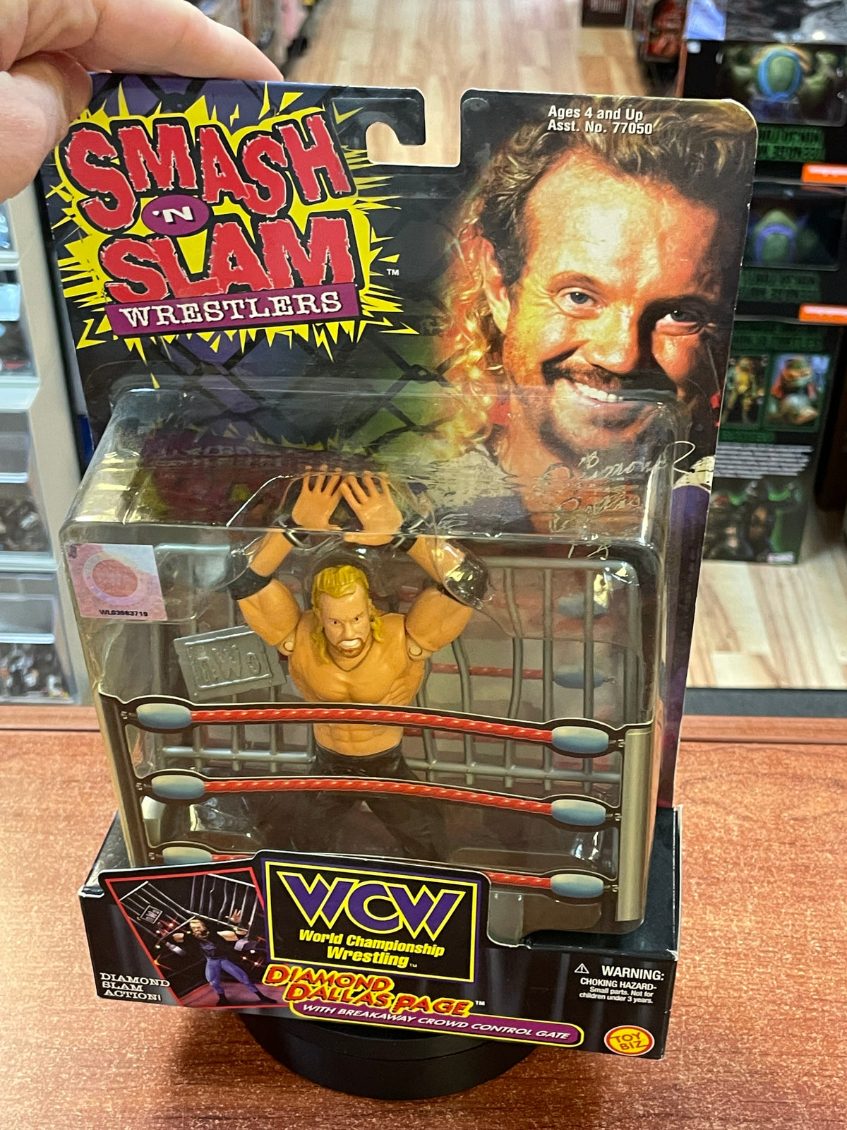 Diamond Dallas Page 1427 (WCW Smash N' Slam, Toybiz) **SEALED** product image 6, provided for visual reference and product