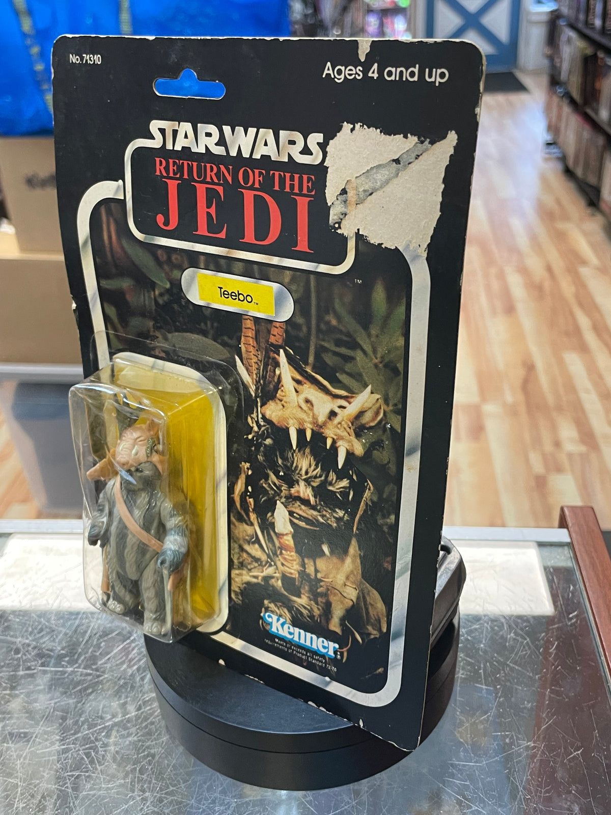 Teebo ROTJ 77 Back 0473 (Vintage Star Wars, Kenner) **SEALED** product image 2, provided for visual reference and product