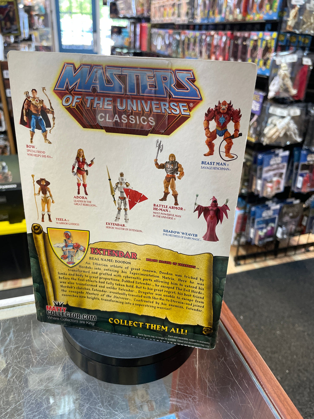 Extendar (MOTU Classics, Masters Of The Universe, Mattel) **SEALED** product image 4, provided for visual reference and