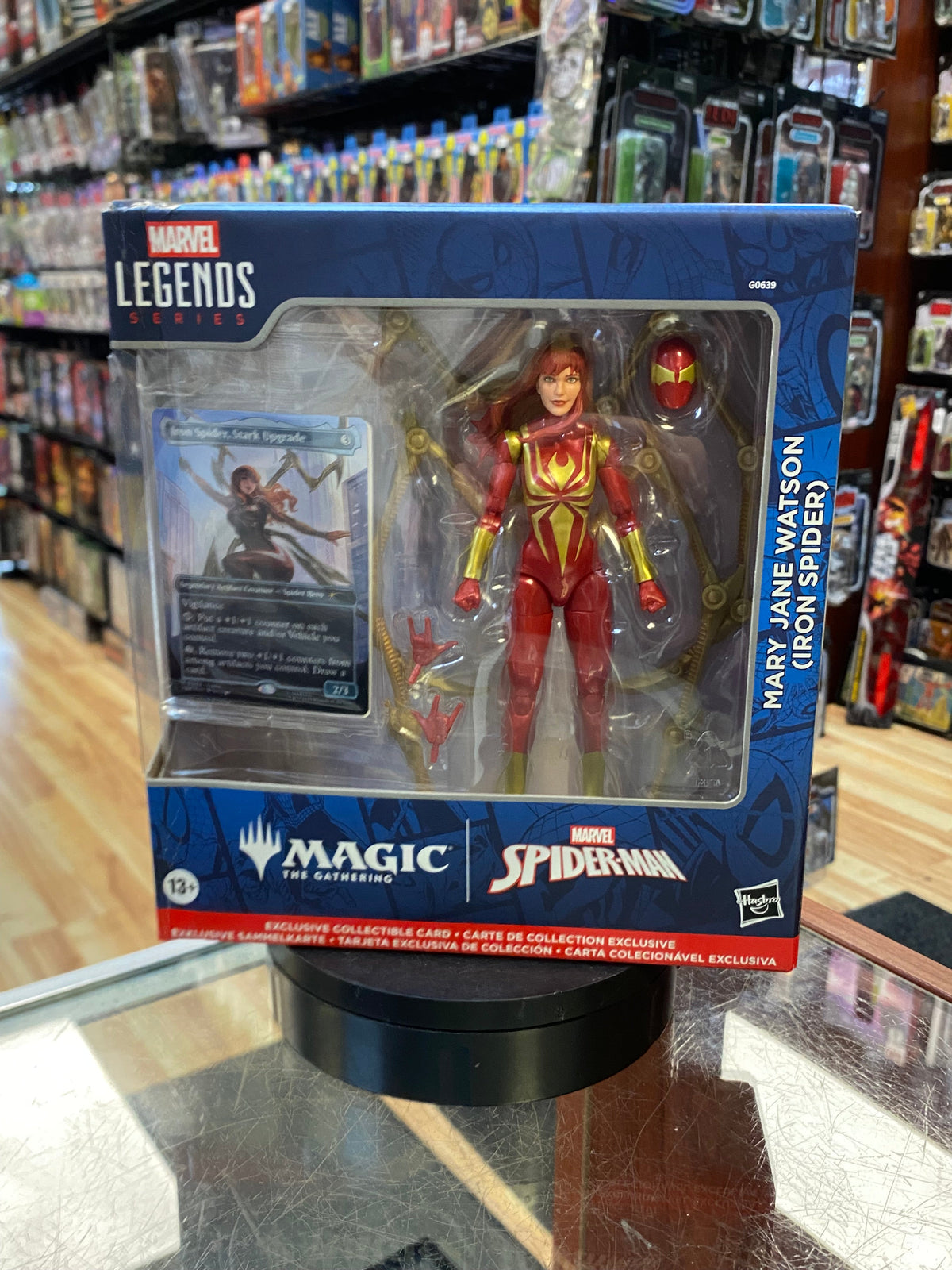 Mary Jane Watson Iron Spider (Marvel Legends, Magic The Gathering, Hasbro) SEALED product image 1, provided for visual