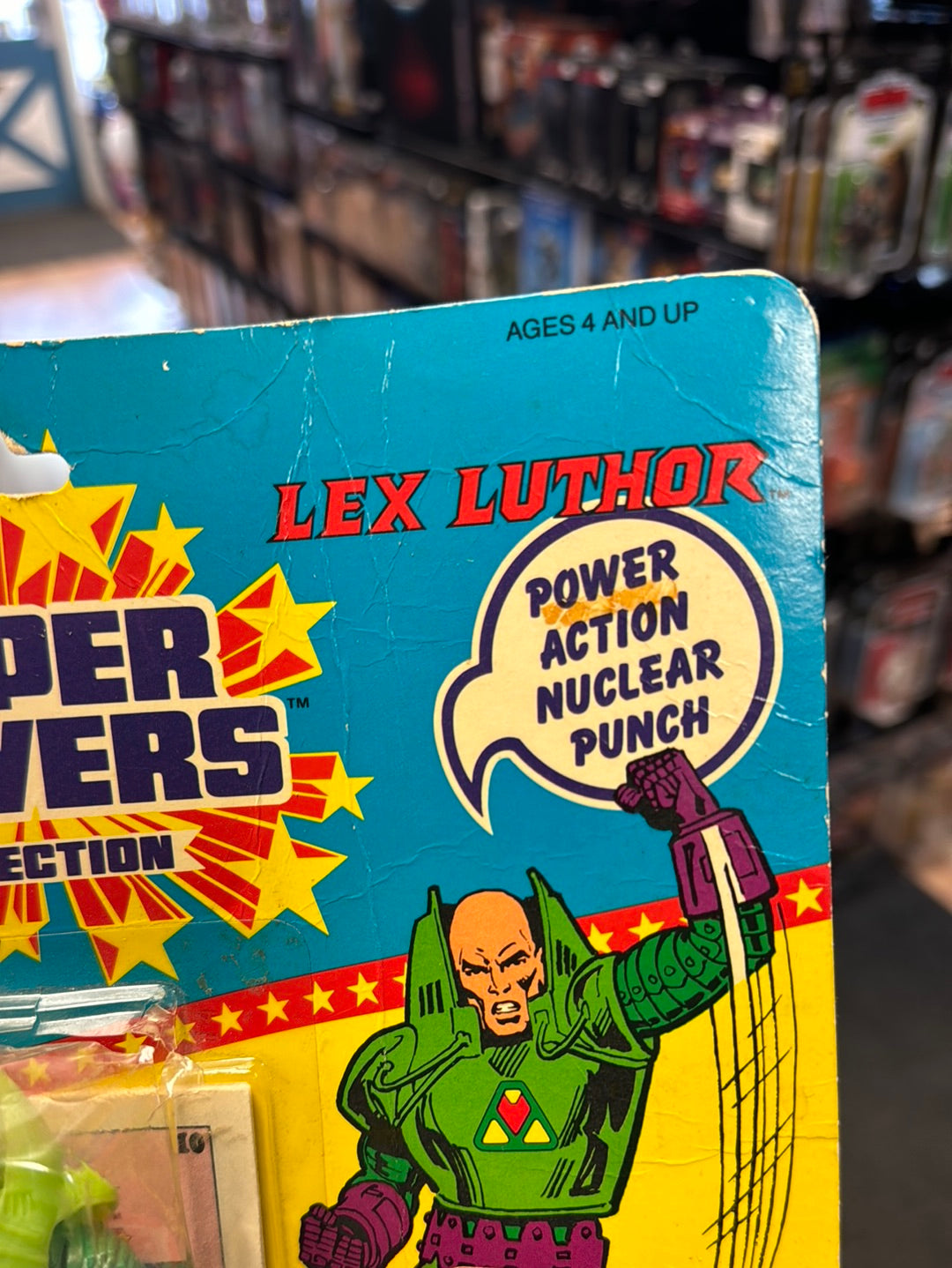 Lex Luthor 1442 (Vintage Super Powers, Kenner) Cracked product image 3, provided for visual reference and product detail