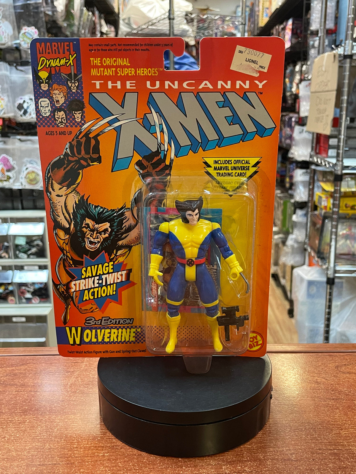 Wolverine 3rd Edition (Vintage Marvel, X-Men, Toy Biz) SEALED product image 1, provided for visual reference and product