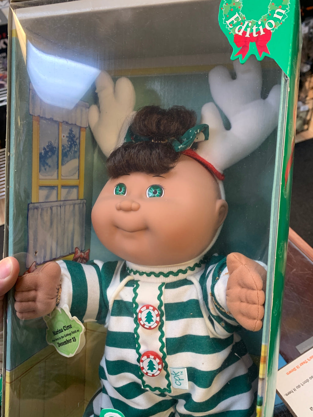 Marina Circe Doll #18613 (Vintage Cabbage Patch Kids Holiday Baby, Mattel) SEALED product image 9, provided for visual