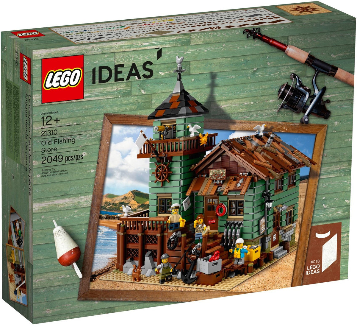 21310 LEGO Ideas Old Fishing Store (Retired) (Certified Complete) product image 1, provided for visual reference and product