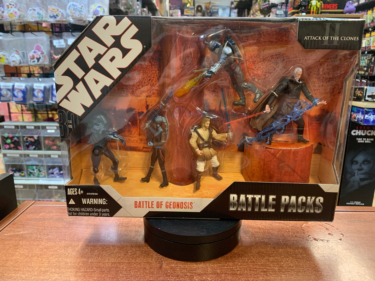 Battle of Geonosis (Star Wars Battle Packs, Hasbro) **SEALED** product image 1, provided for visual reference and product