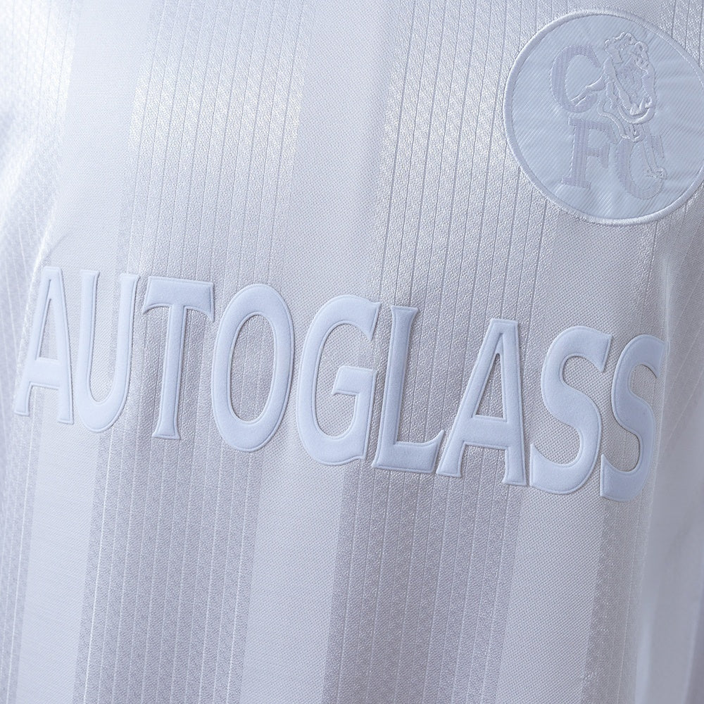 Chelsea White Jersey 1998-00 Retro Football Kit Soccer Shirt product image 5