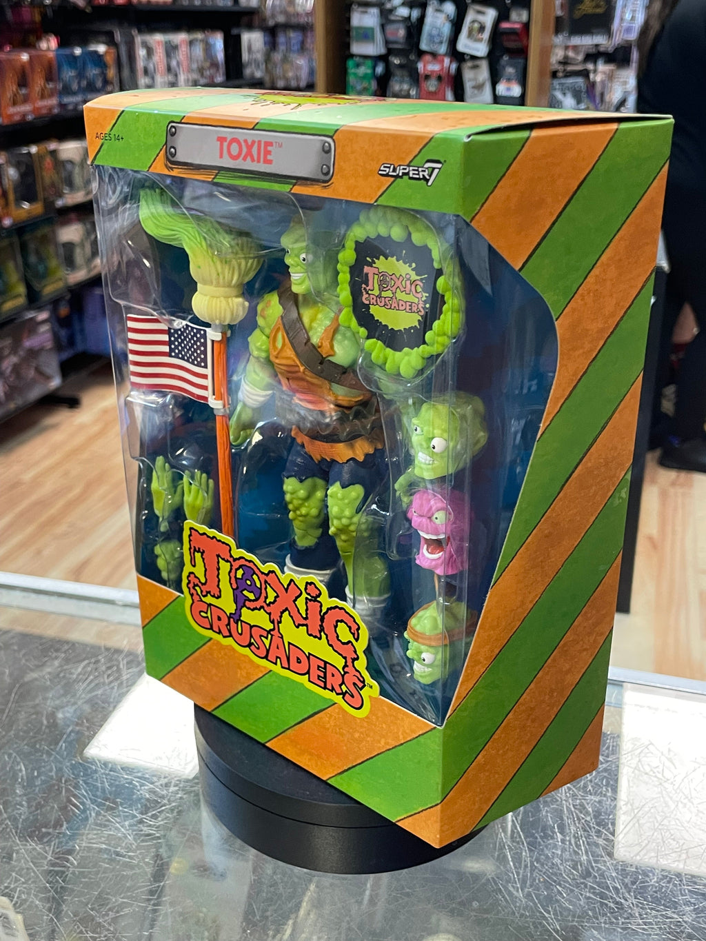 Toxie Ultimates (Toxic Crusaders, Super7) SEALED product image 3, provided for visual reference and product detail review