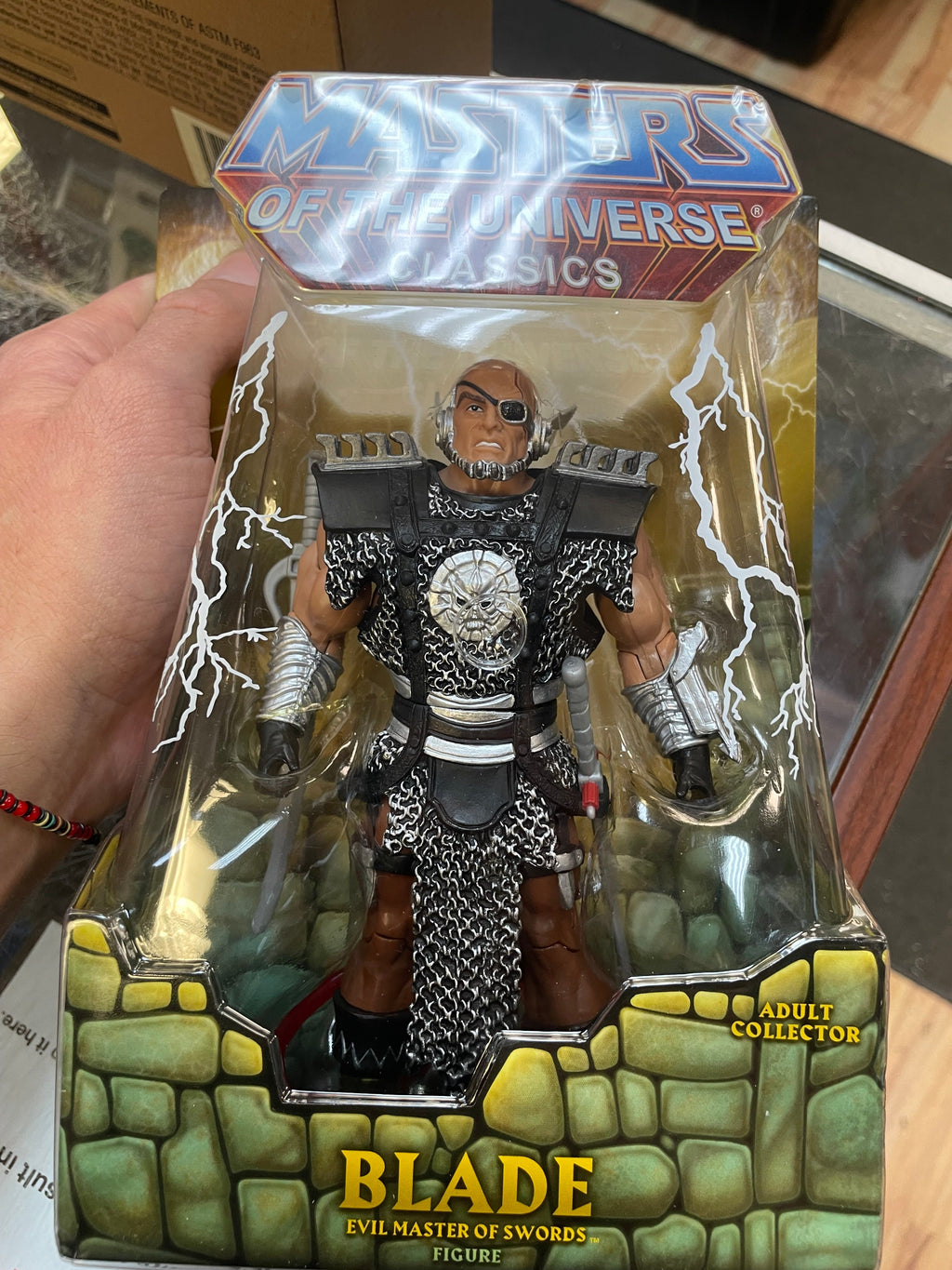 Blade (MOTU Classics, Masters Of The Universe, Mattel) SEALED product image 6, provided for visual reference and product