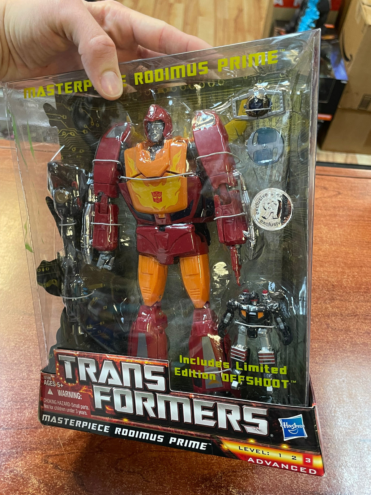 Rodimus Prime -TRU Exclusive- (Transformers Masterpiece, Hasbro) **SEALED** product image 4, provided for visual reference