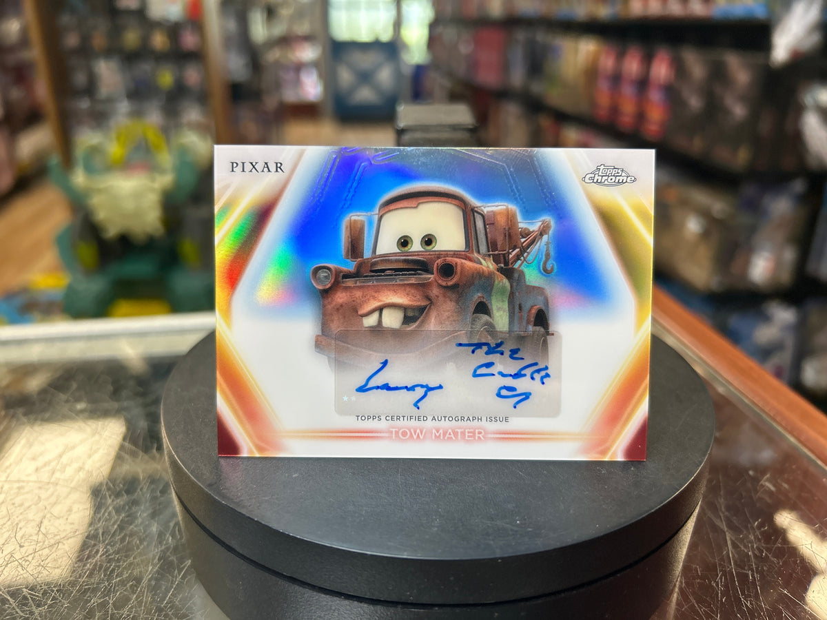 Mater Larry The Cable Guy Auto (Disney Neon 2026 Topps Chrome, Pixar Cars) product image 1, provided for visual reference