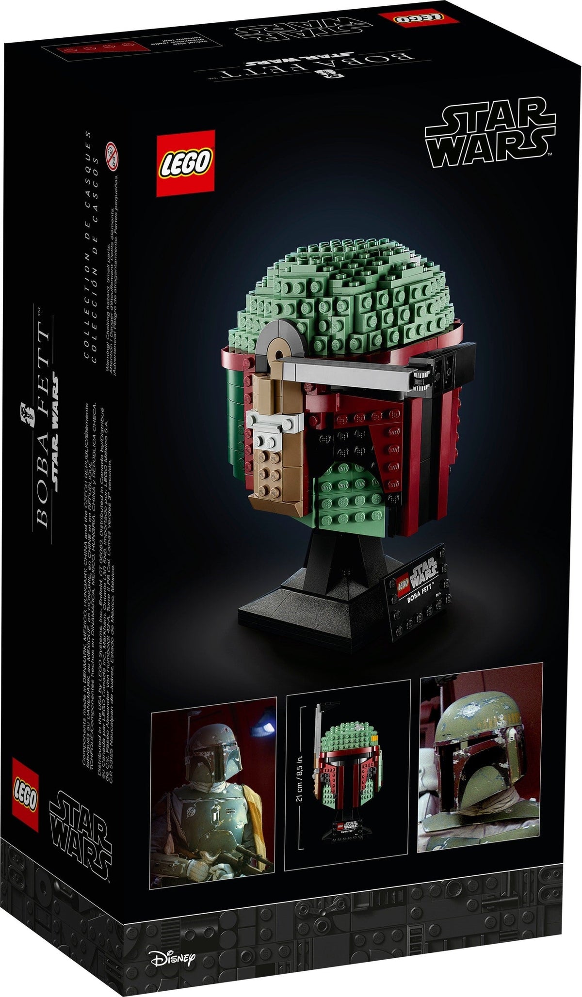 75277 Boba Fett's Helmet (Retired) (Open Box, Sealed Bags) product image 3, provided for visual reference and product detail