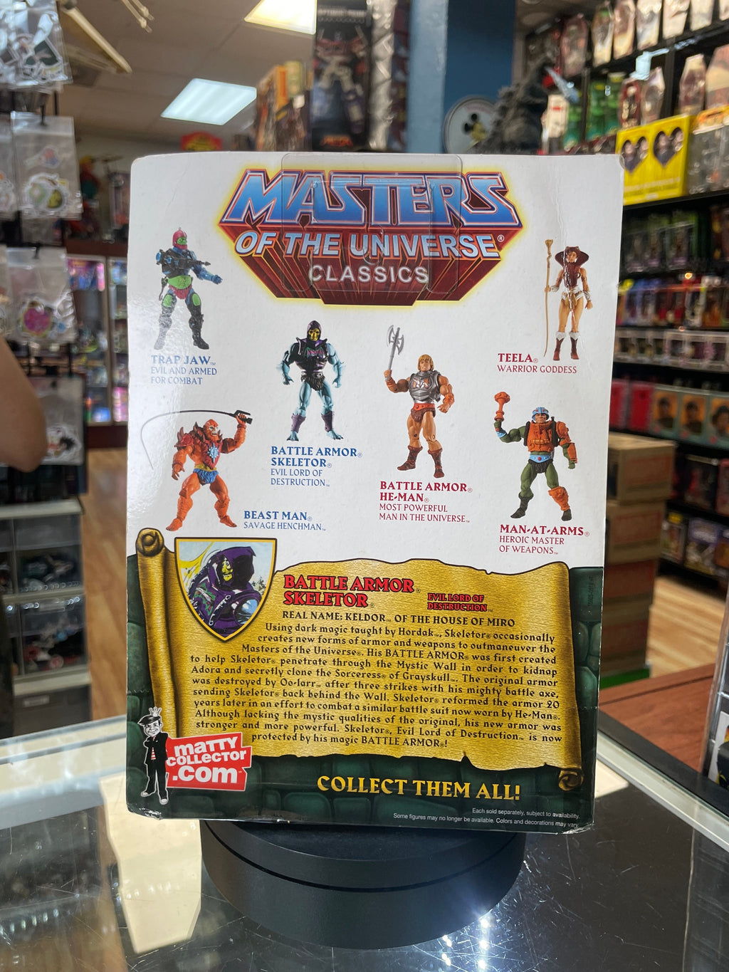 Battle Armor Skeletor (MOTU Classics, Mattel) **SEALED** product image 4, provided for visual reference and product detail