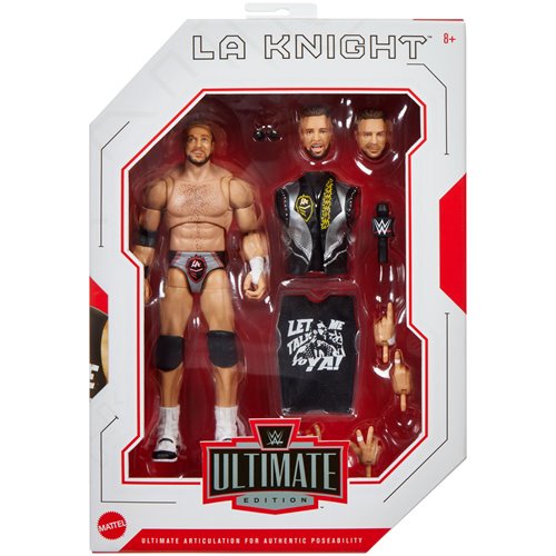 LA Knight (WWE Ultimate Elites, Mattel) product image 1, provided for visual reference and product detail review