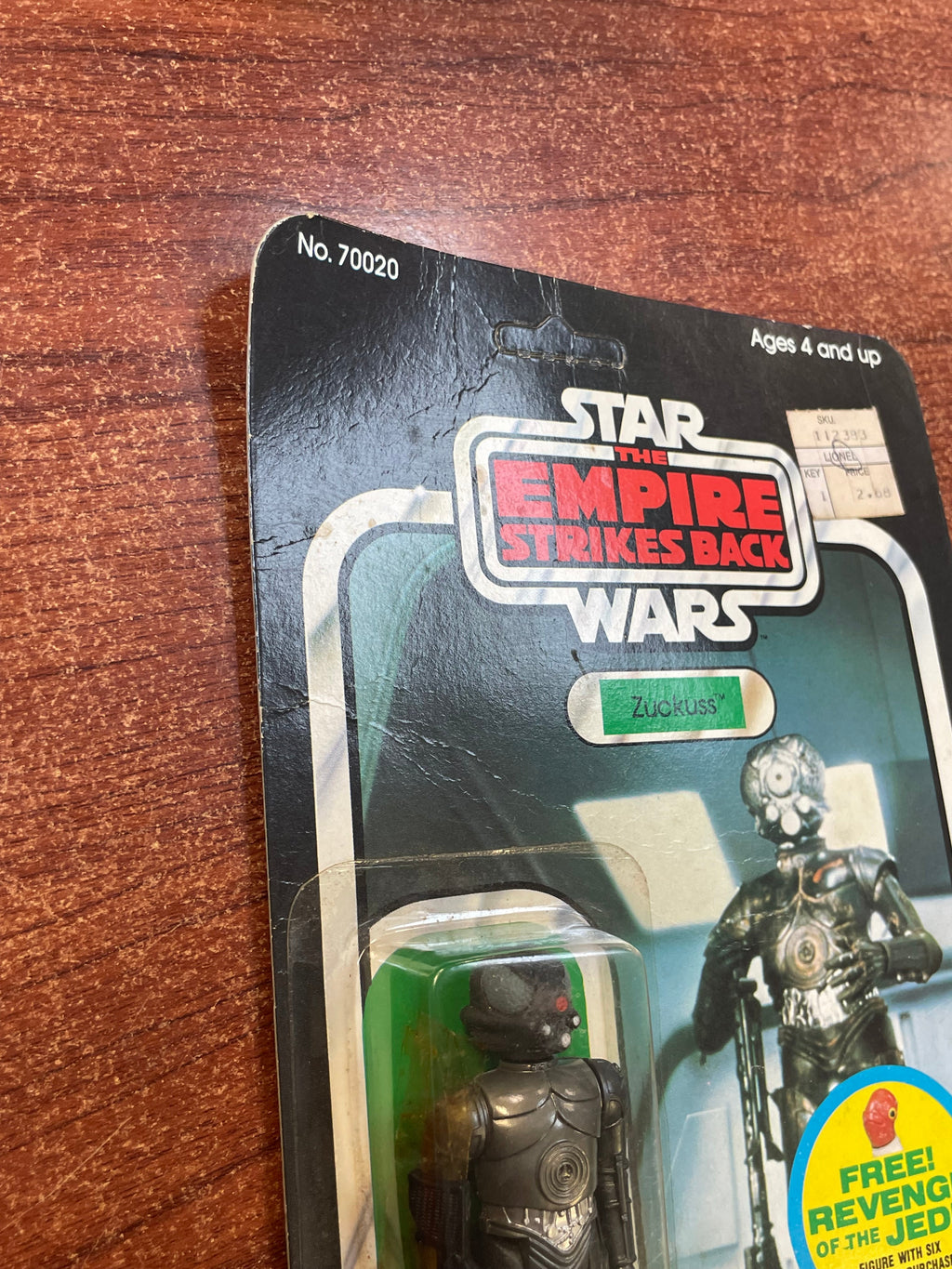 Zuckuss ESB 9507 (Vintage Star Wars, Kenner) **SEALED** product image 18, provided for visual reference and product detail