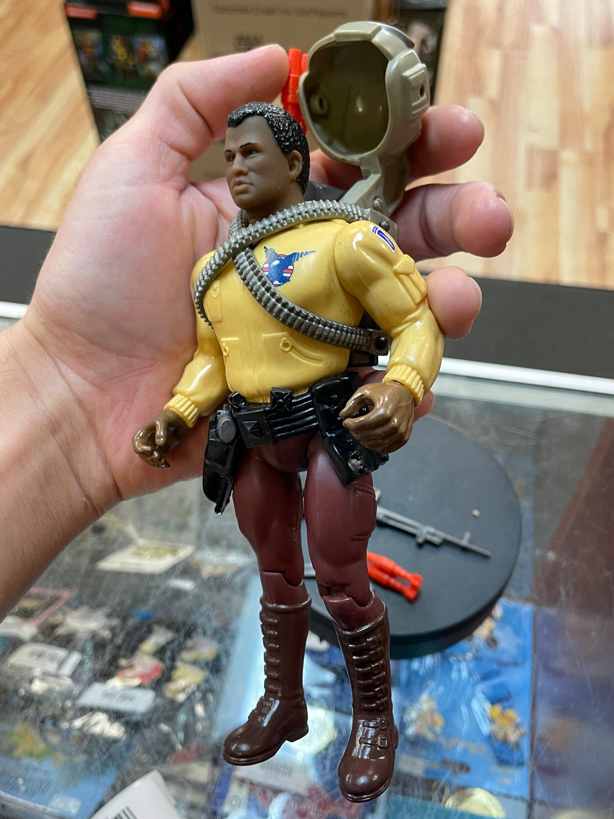 Turbo Eddie Hayes (Vintage Rambo, Coleco) **COMPLETE** product image 10, provided for visual reference and product detail