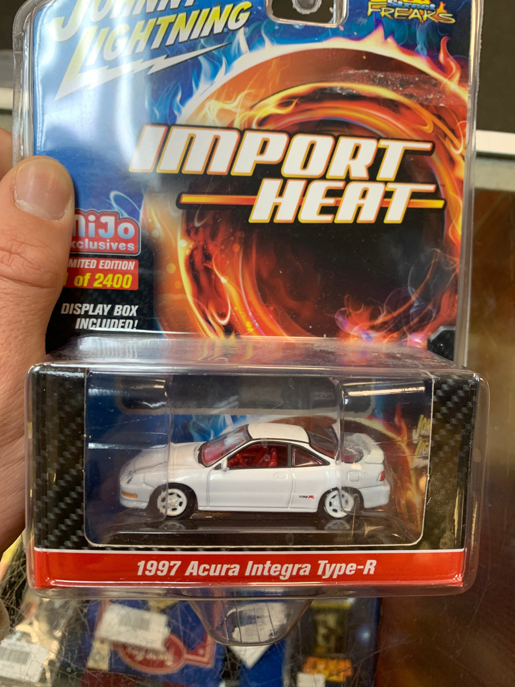 1997 Acura Integra Type-R White 1/2400 (Johnny Lightning Import Heat, Tomy) SEALED product image 5, provided for visual