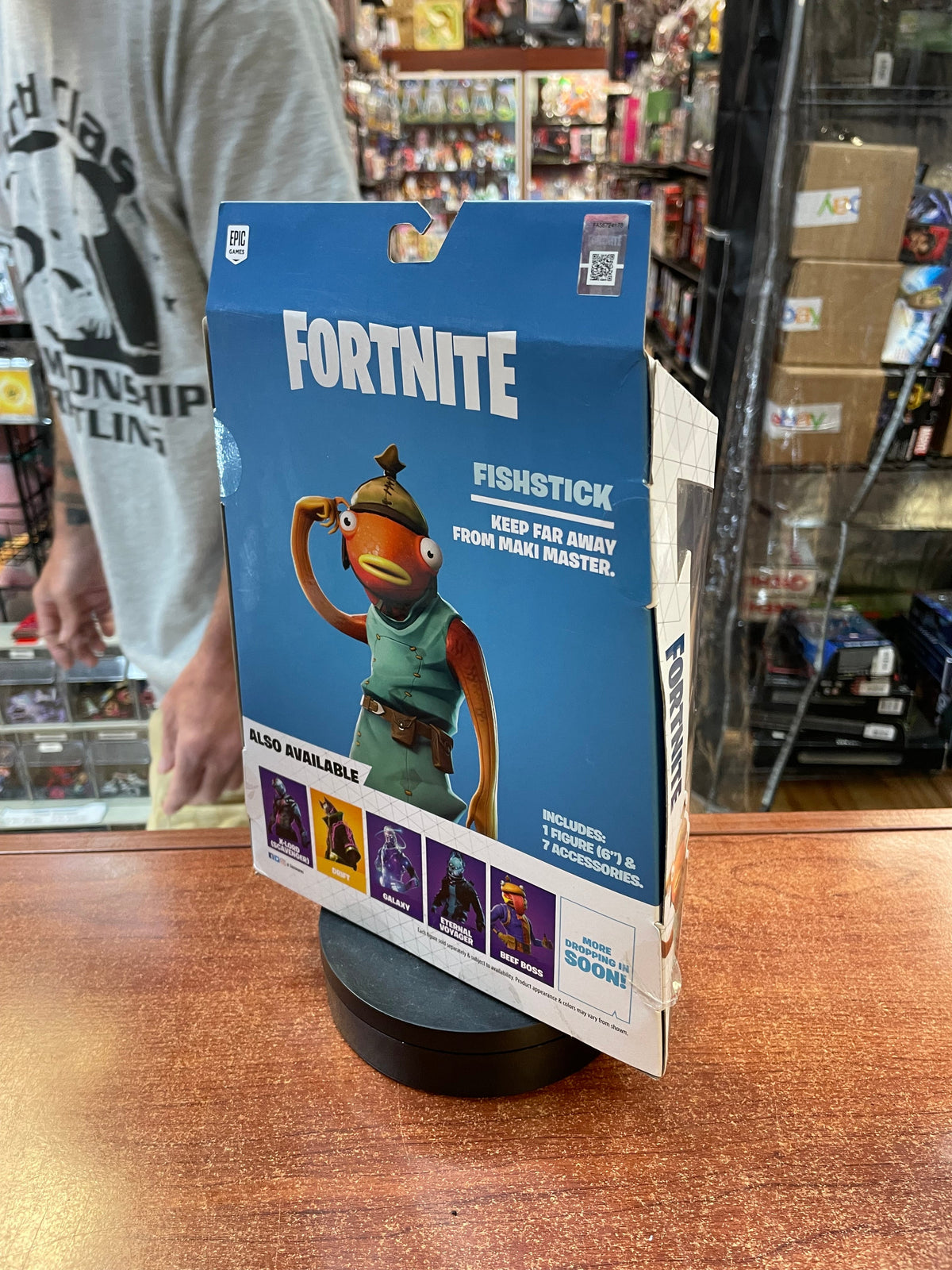 Fishstick (Fortnite Legendary, Jazwares) **SEALED** product image 3, provided for visual reference and product detail review