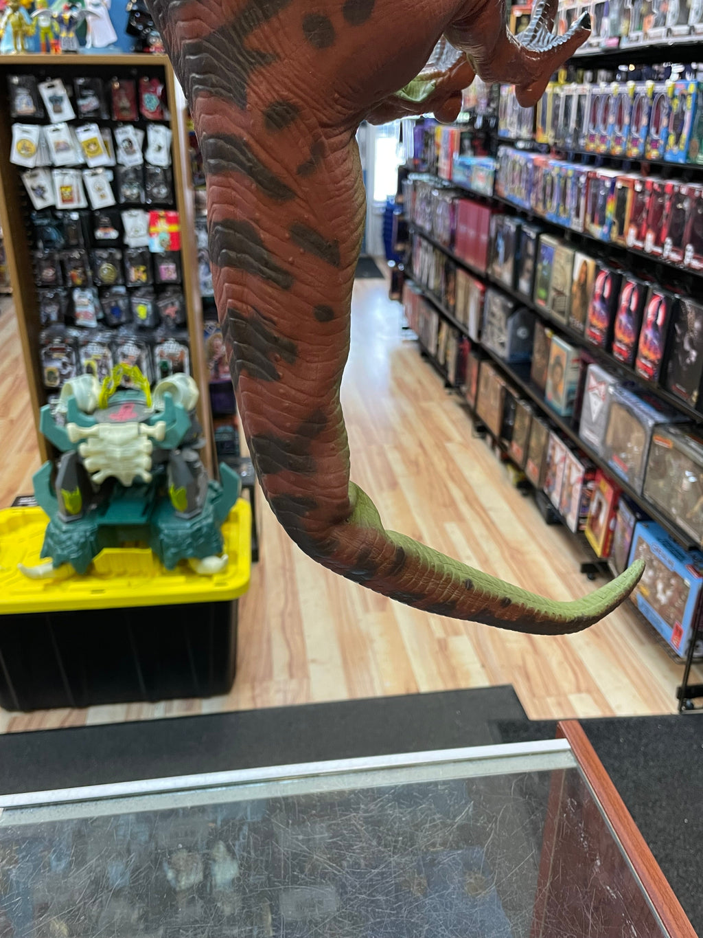 Red Tyrannosaurus Rex JP09 (Vintage Jurassic Park, Kenner) **Untested** product image 8, provided for visual reference and