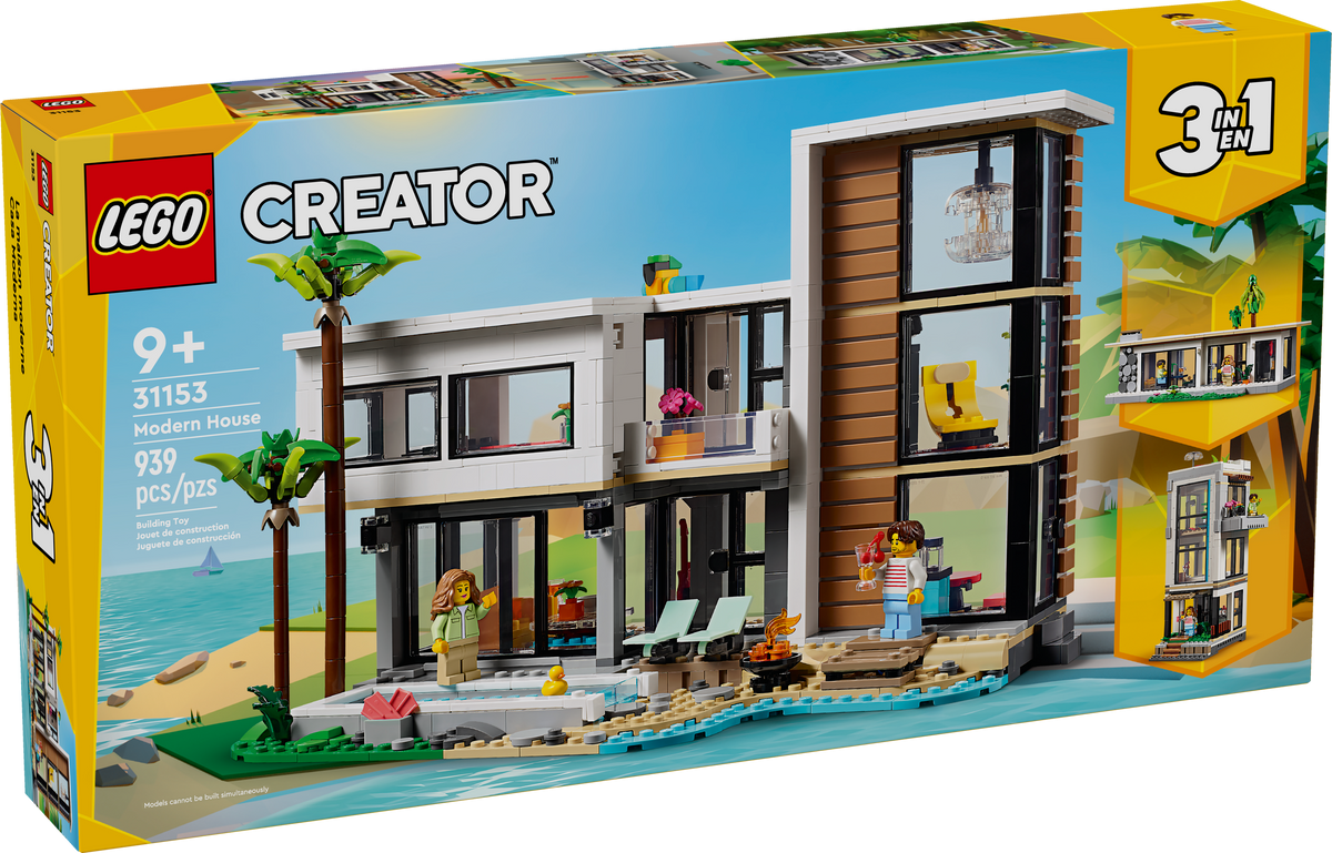 31153 LEGO Creator: Modern House product image 3, provided for visual reference and product detail review