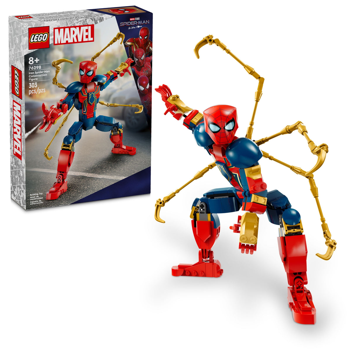 76298 Iron Spider-Man Construction Figure product image 1, provided for visual reference and product detail review