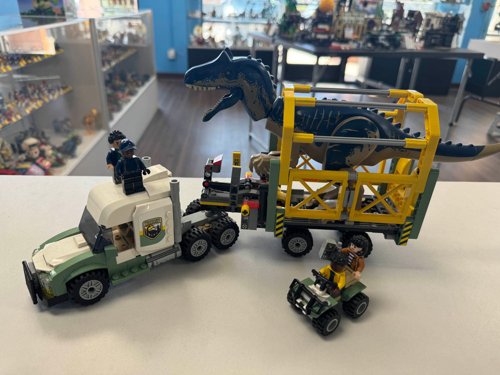 76966 Dinosaur Missions: Allosaurus Transport Truck (Previously Owned) (Retired)