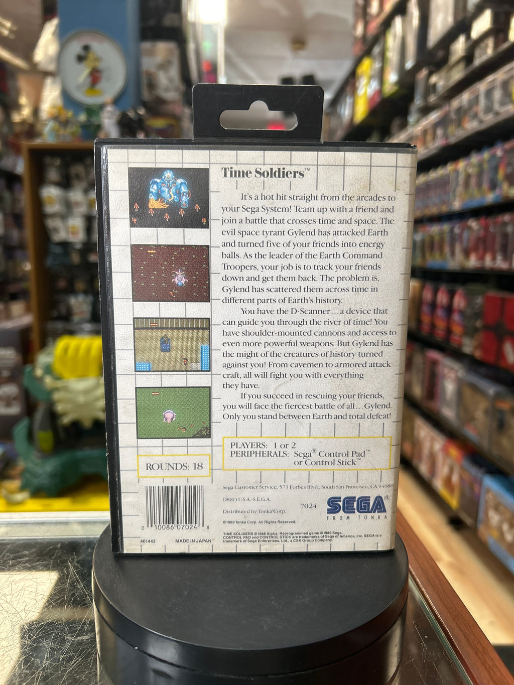Time Soldiers 0843 (SEGA Master System SMS, Video Games) **COMPLETE** product image 7, provided for visual reference and