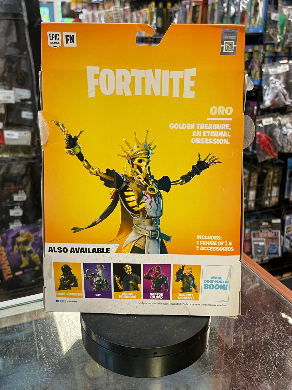 Oro (Fortnite Legendary, Jazwares) **SEALED** product image 2, provided for visual reference and product detail review