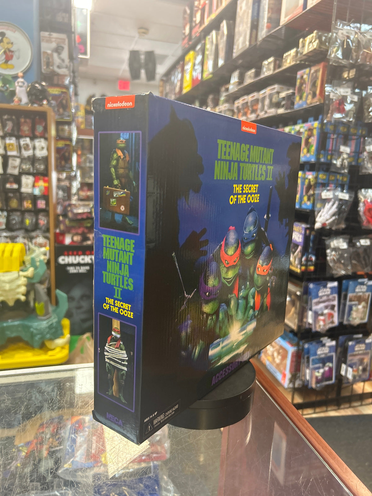 Secret of the Ooze Accessory Set (TMNT Ninja Turtles, NECA) **SEALED** product image 2, provided for visual reference and