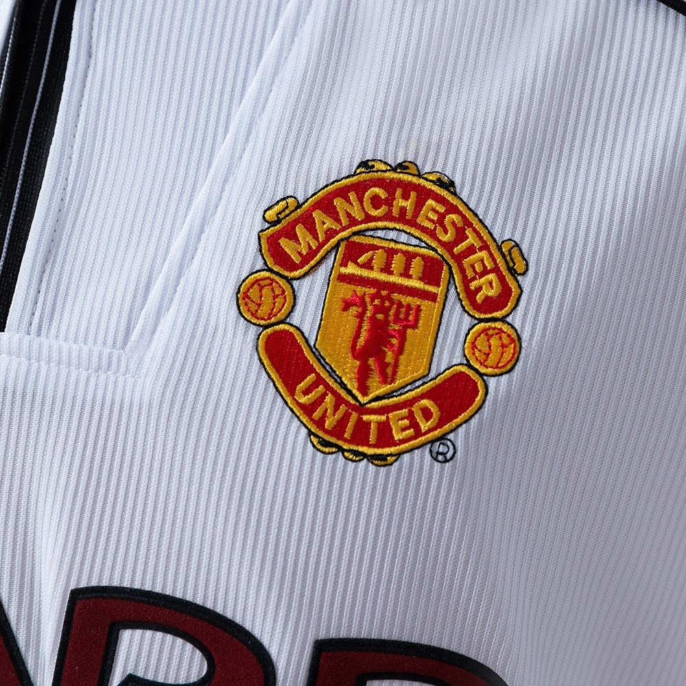 Manchester United Jersey1998-99 Home White Retro Football product image 5