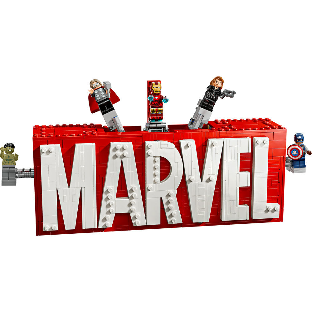 76313 MARVEL Logo & Minifigures product image 3, provided for visual reference and product detail review