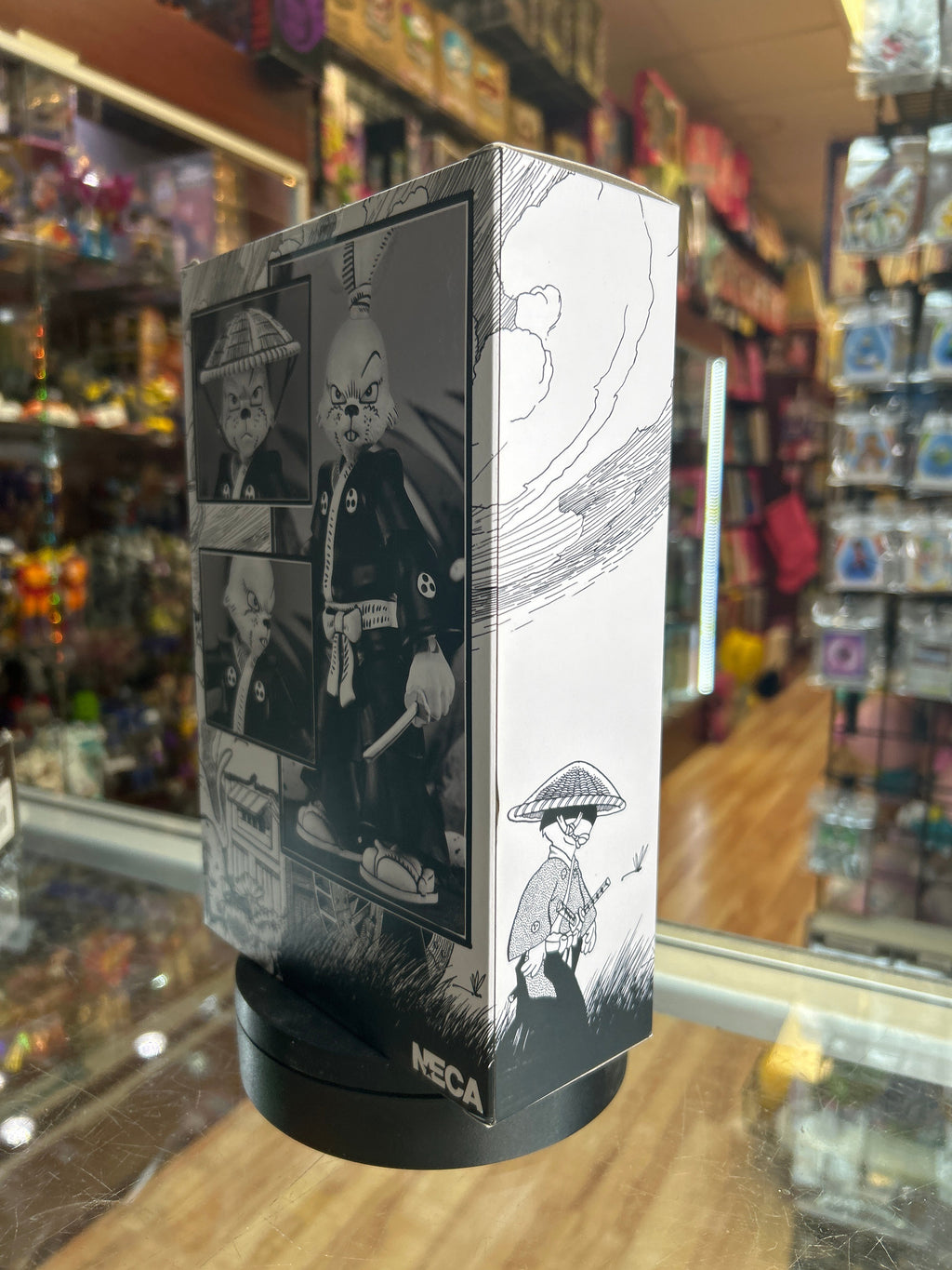 Sakai Usagi Yojimbo -Black White- (TMNT Ninja Turtles, NECA) SEALED product image 3, provided for visual reference and